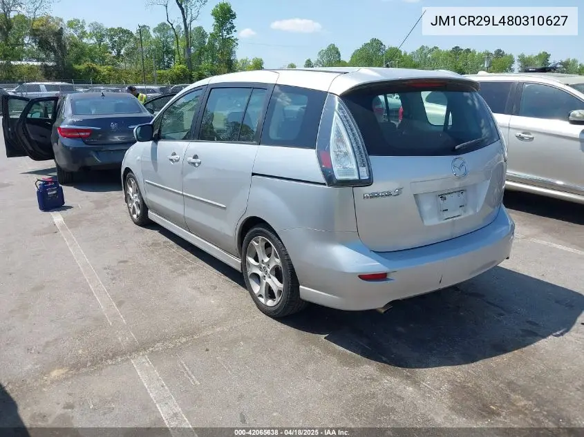 2008 Mazda Mazda5 Touring VIN: JM1CR29L480310627 Lot: 42065638