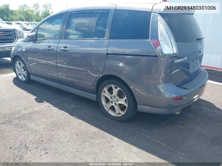 2008 Mazda Mazda5 Grand Touring VIN: JM1CR293480301006 Lot: 42385423