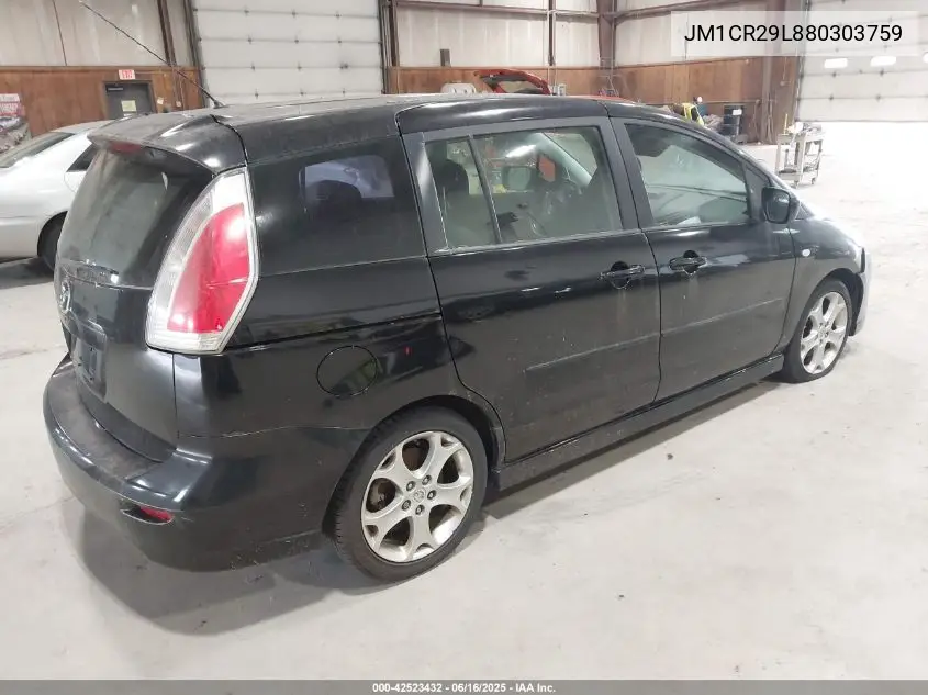 2008 Mazda Mazda5 Sport VIN: JM1CR29L880303759 Lot: 42523432