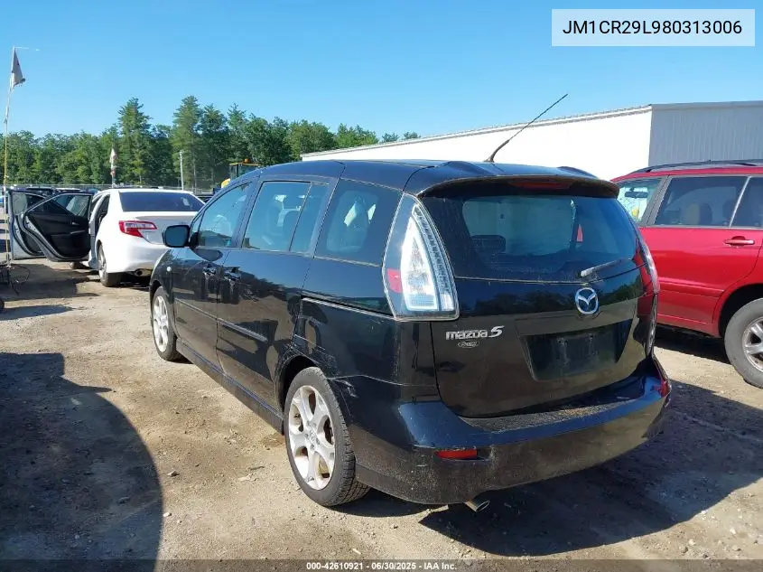2008 Mazda Mazda5 Touring VIN: JM1CR29L980313006 Lot: 42610921