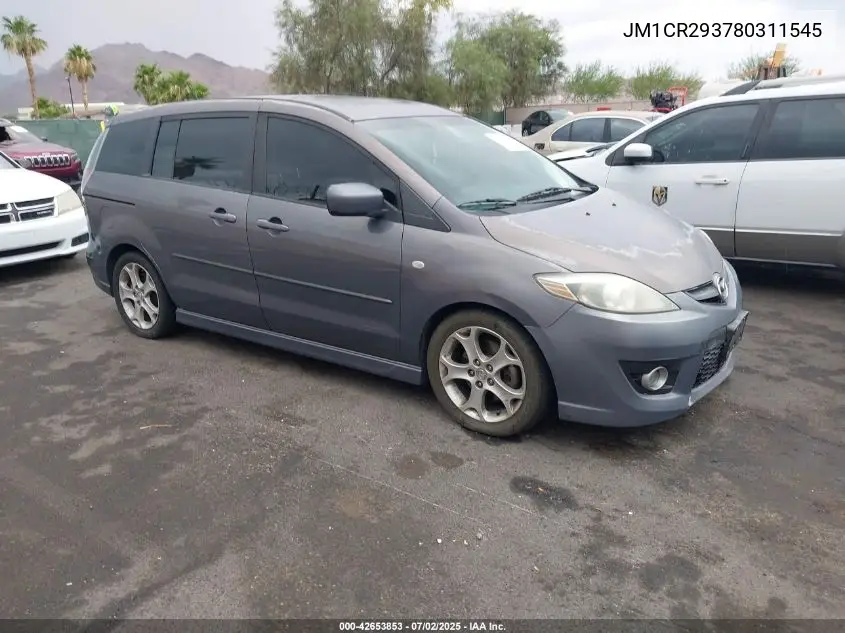 2008 Mazda Mazda5 Touring VIN: JM1CR293780311545 Lot: 42653853