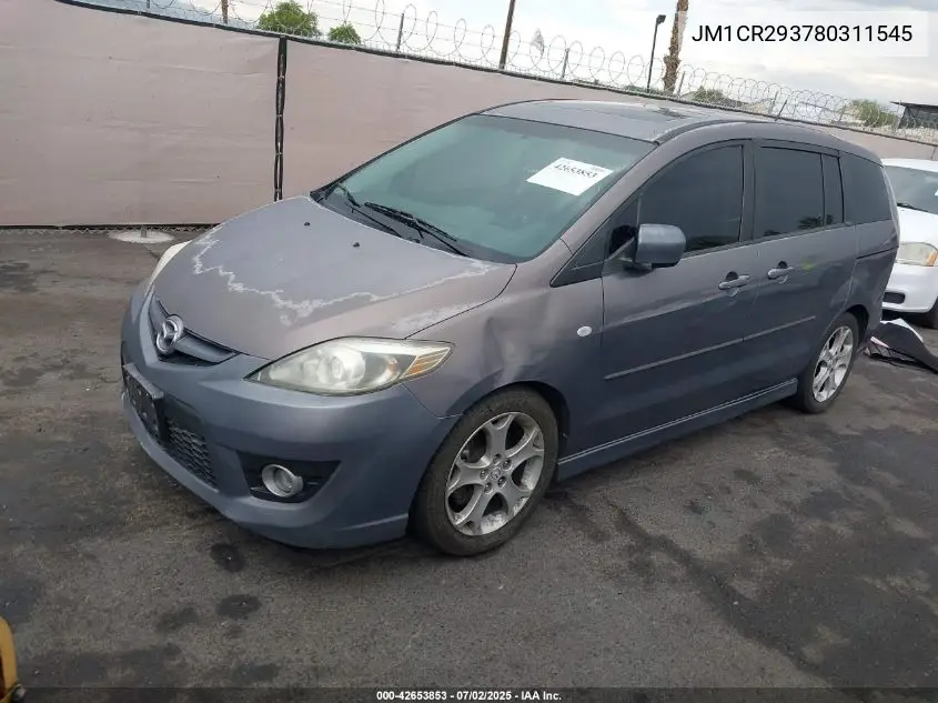 2008 Mazda Mazda5 Touring VIN: JM1CR293780311545 Lot: 42653853