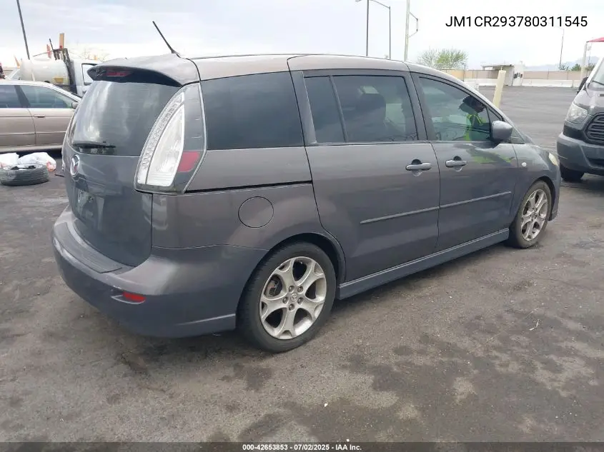 2008 Mazda Mazda5 Touring VIN: JM1CR293780311545 Lot: 42653853