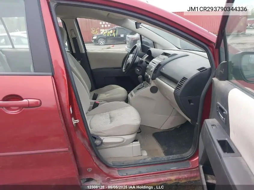 2009 Mazda Mazda5 VIN: JM1CR293790344336 Lot: 12308128