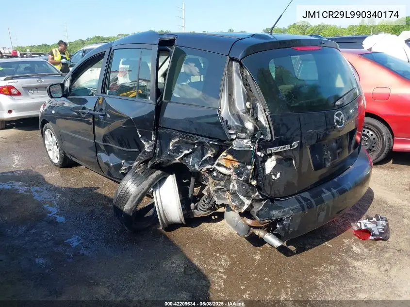 2009 Mazda Mazda5 Sport VIN: JM1CR29L990340174 Lot: 42209634