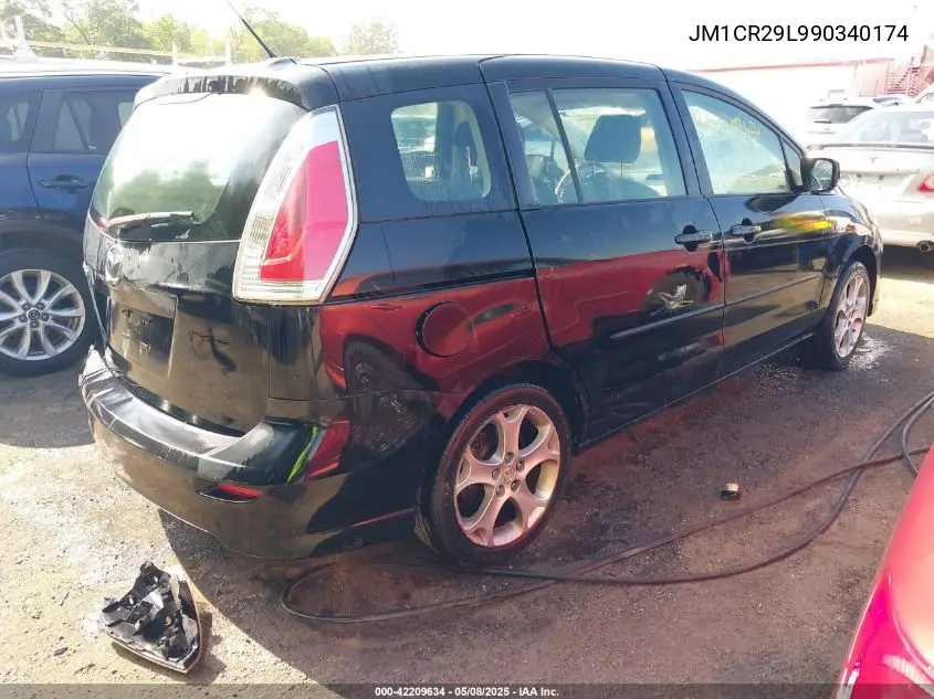 2009 Mazda Mazda5 Sport VIN: JM1CR29L990340174 Lot: 42209634