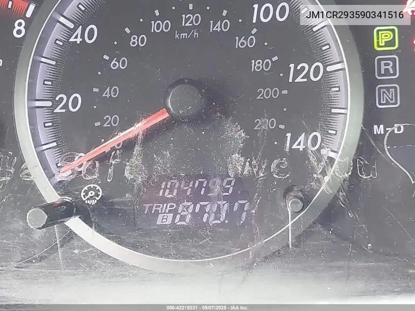 2009 Mazda Mazda5 Sport VIN: JM1CR293590341516 Lot: 42218331