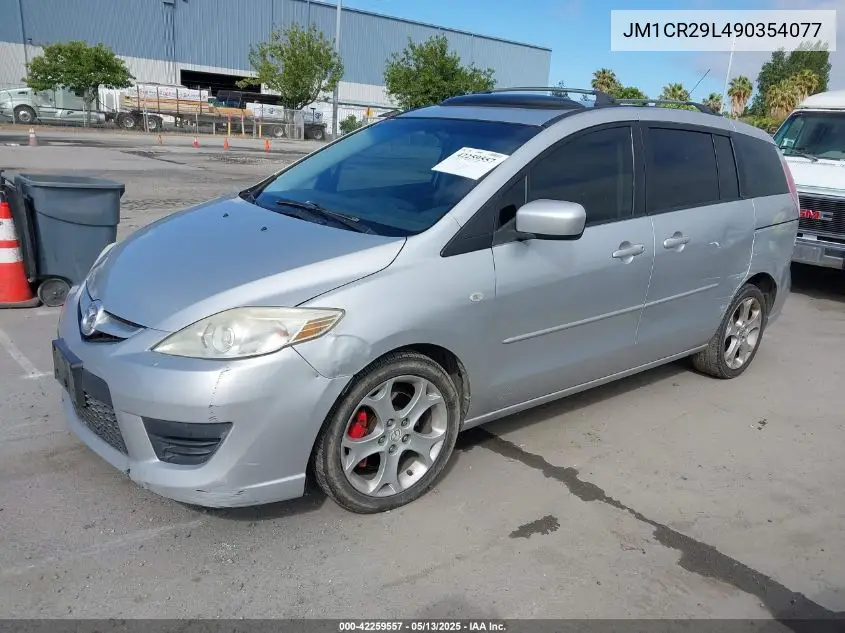 2009 Mazda Mazda5 Sport VIN: JM1CR29L490354077 Lot: 42259557