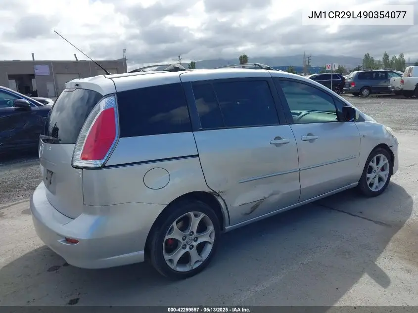 2009 Mazda Mazda5 Sport VIN: JM1CR29L490354077 Lot: 42259557