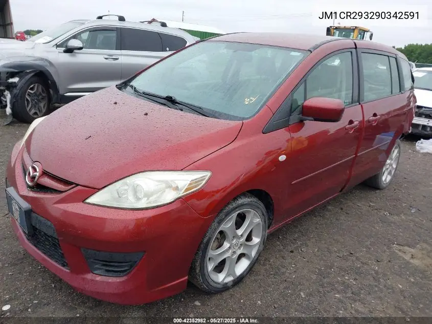 2009 Mazda Mazda5 Sport VIN: JM1CR293290342591 Lot: 42352982
