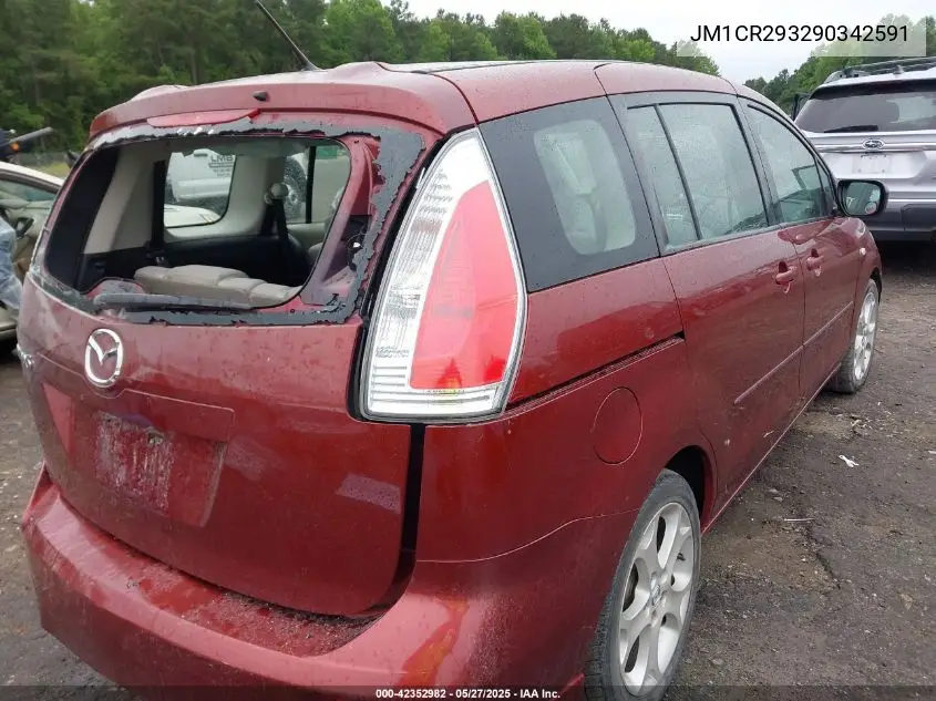 2009 Mazda Mazda5 Sport VIN: JM1CR293290342591 Lot: 42352982