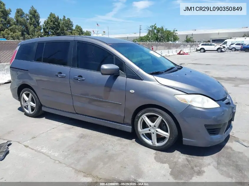 2009 Mazda Mazda5 Sport VIN: JM1CR29L090350849 Lot: 42366099