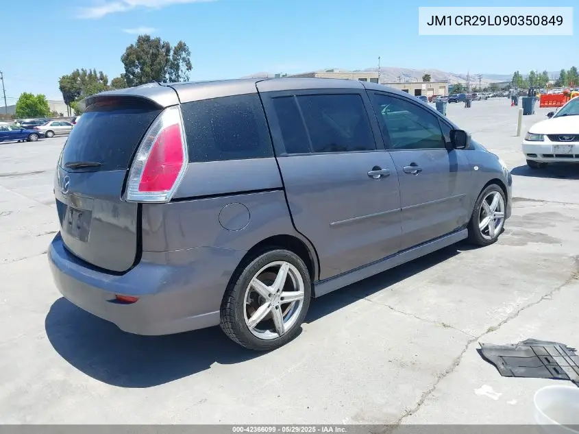 2009 Mazda Mazda5 Sport VIN: JM1CR29L090350849 Lot: 42366099