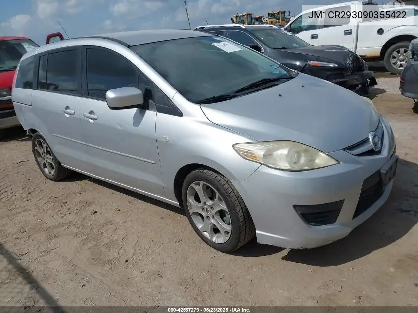2009 Mazda 5 Sport VIN: JM1CR293090355422 Lot: 42567279