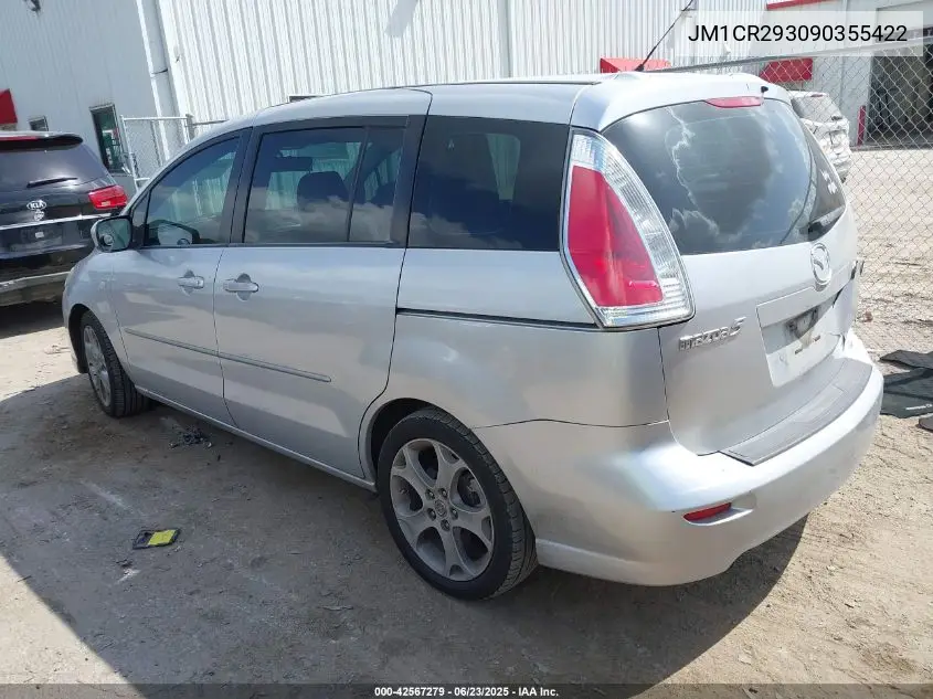 2009 Mazda 5 Sport VIN: JM1CR293090355422 Lot: 42567279