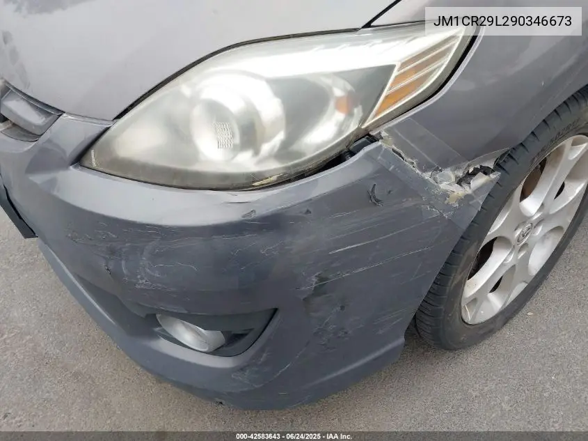 2009 Mazda Mazda5 Touring VIN: JM1CR29L290346673 Lot: 42583643