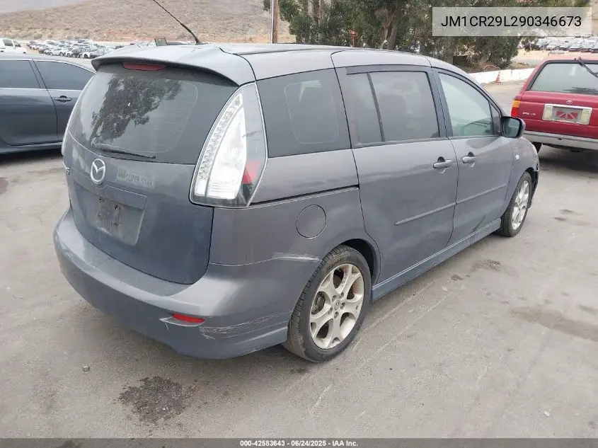 2009 Mazda Mazda5 Touring VIN: JM1CR29L290346673 Lot: 42583643