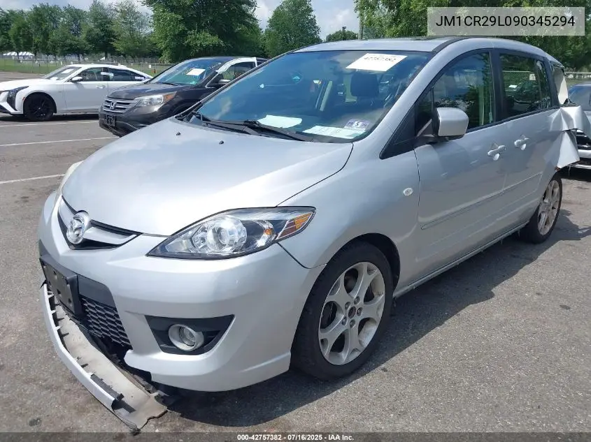 2009 Mazda Mazda5 Touring VIN: JM1CR29L090345294 Lot: 42757382