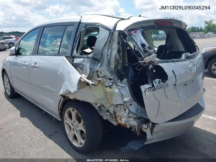 2009 Mazda Mazda5 Touring VIN: JM1CR29L090345294 Lot: 42757382