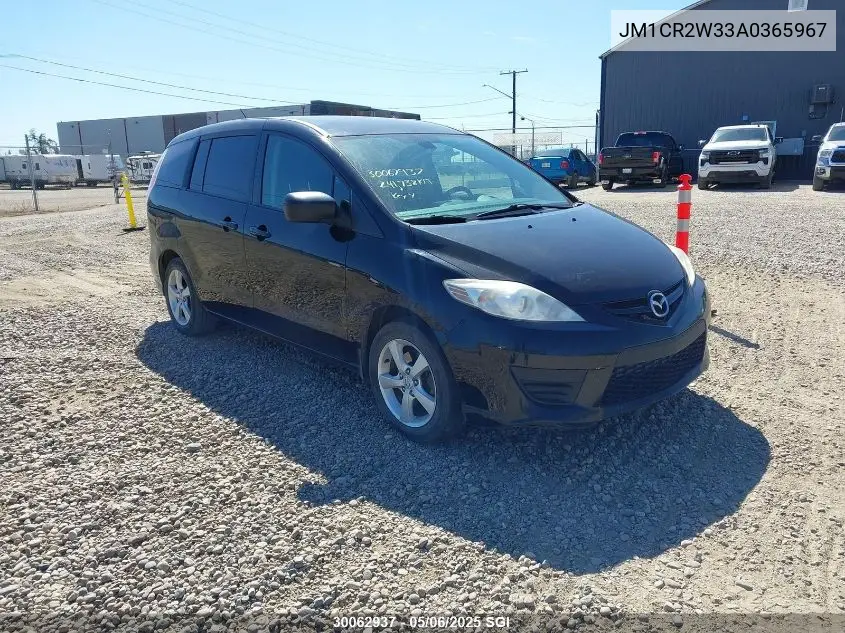 2010 Mazda 5 VIN: JM1CR2W33A0365967 Lot: 30062937