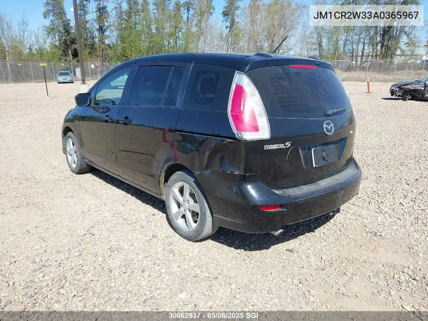 2010 Mazda 5 VIN: JM1CR2W33A0365967 Lot: 30062937