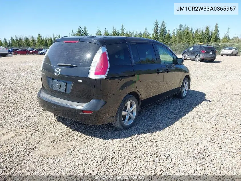 2010 Mazda 5 VIN: JM1CR2W33A0365967 Lot: 30062937