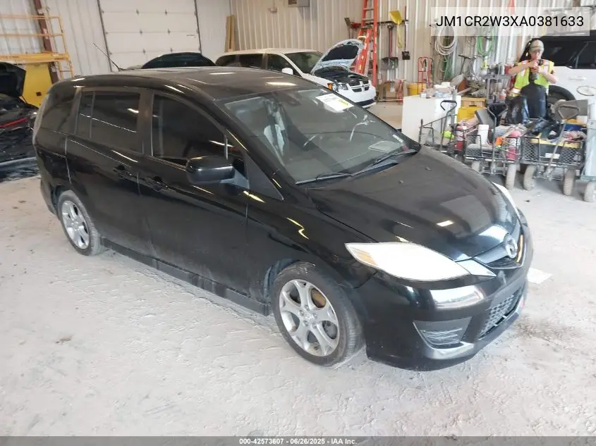 2010 Mazda 5 Grand Touring/Sport/Touring VIN: JM1CR2W3XA0381633 Lot: 42573607