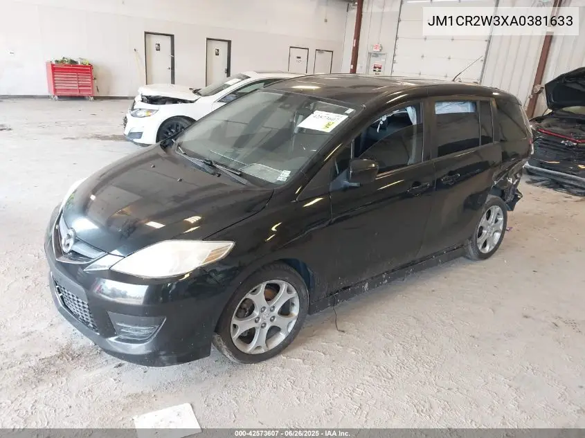 2010 Mazda 5 Grand Touring/Sport/Touring VIN: JM1CR2W3XA0381633 Lot: 42573607