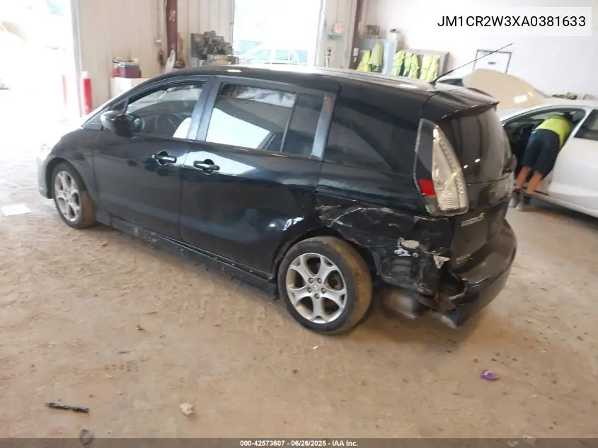 2010 Mazda 5 Grand Touring/Sport/Touring VIN: JM1CR2W3XA0381633 Lot: 42573607
