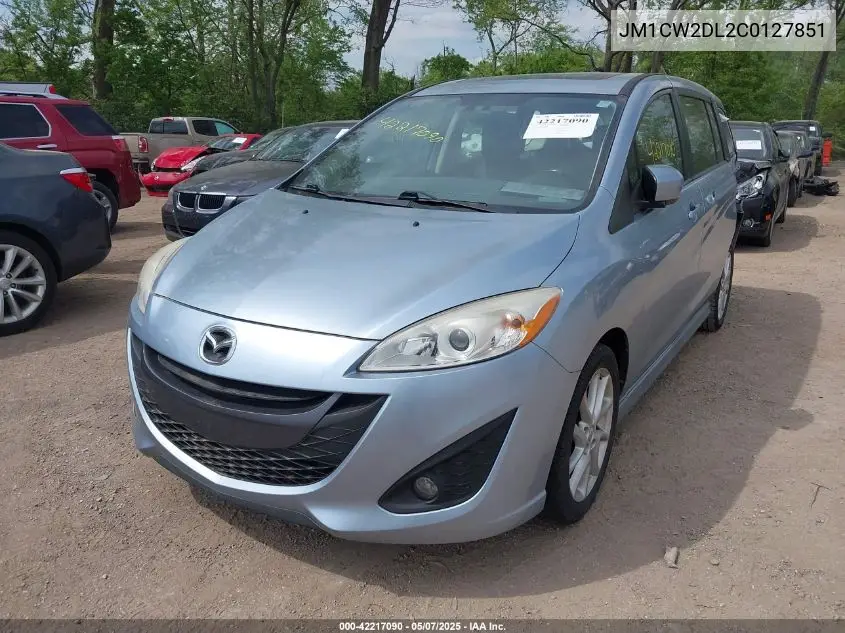 2012 Mazda Mazda5 Grand Touring VIN: JM1CW2DL2C0127851 Lot: 42217090