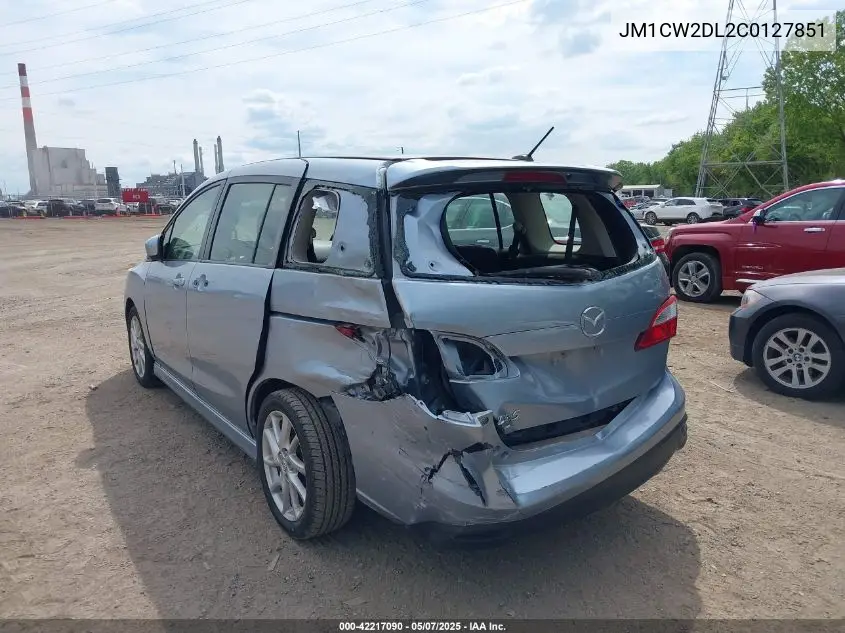 2012 Mazda Mazda5 Grand Touring VIN: JM1CW2DL2C0127851 Lot: 42217090