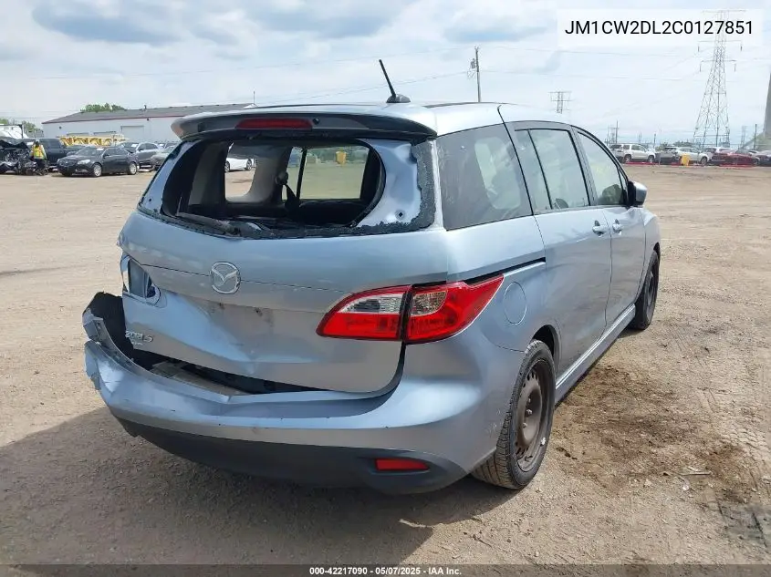 2012 Mazda Mazda5 Grand Touring VIN: JM1CW2DL2C0127851 Lot: 42217090