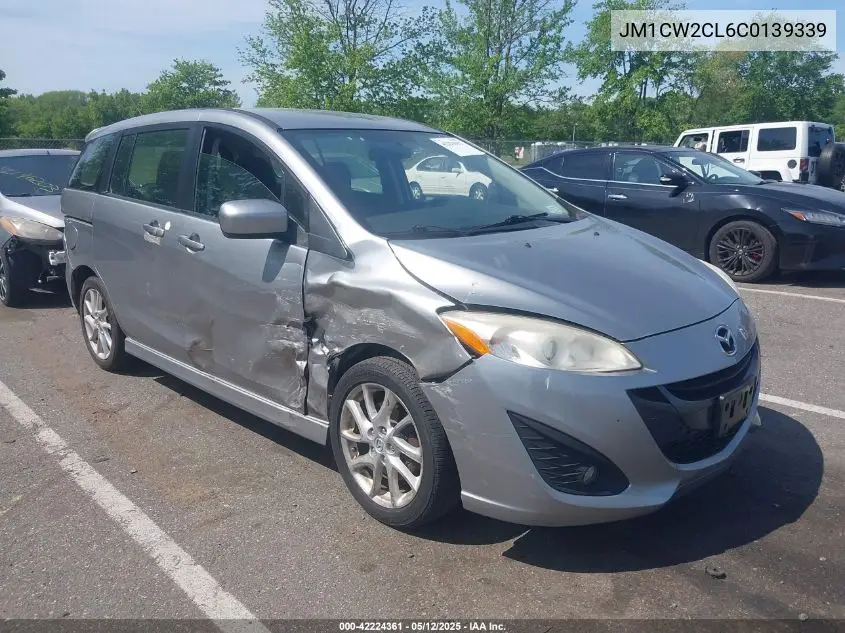 2012 Mazda Mazda5 Touring VIN: JM1CW2CL6C0139339 Lot: 42224361