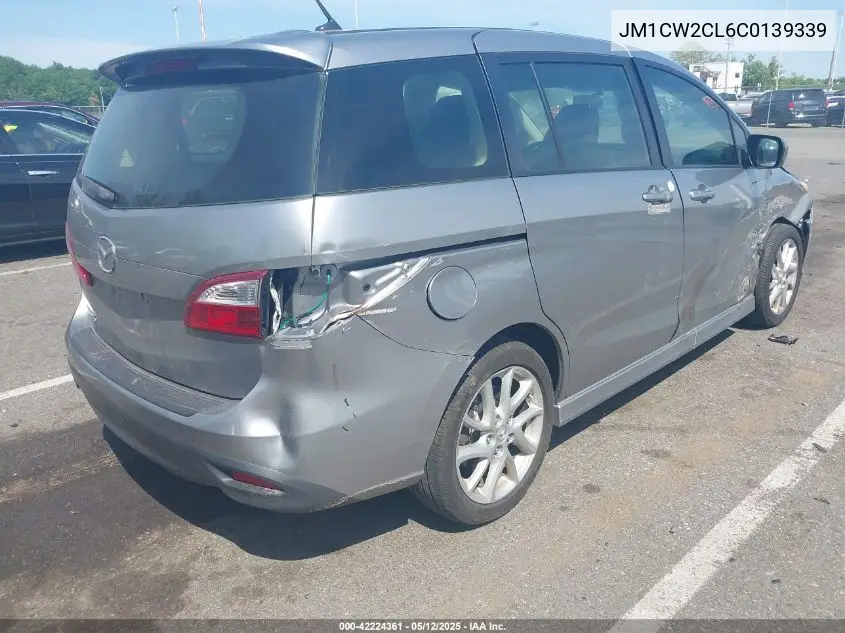2012 Mazda Mazda5 Touring VIN: JM1CW2CL6C0139339 Lot: 42224361