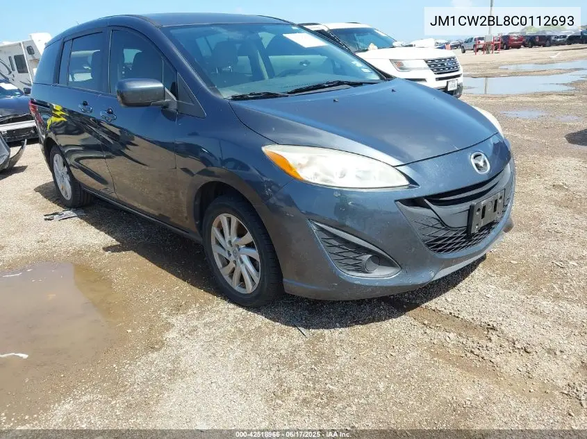 2012 Mazda Mazda5 Sport VIN: JM1CW2BL8C0112693 Lot: 42518966