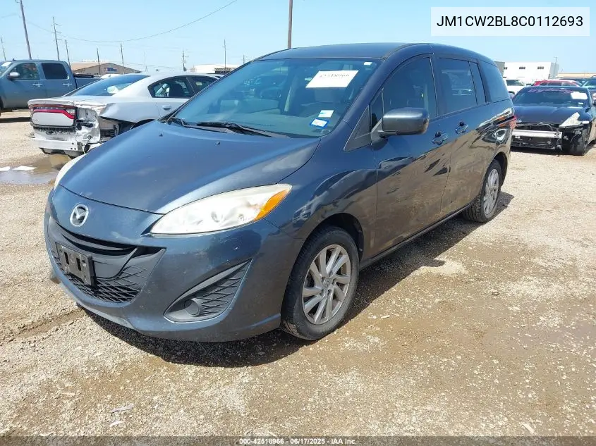 2012 Mazda Mazda5 Sport VIN: JM1CW2BL8C0112693 Lot: 42518966