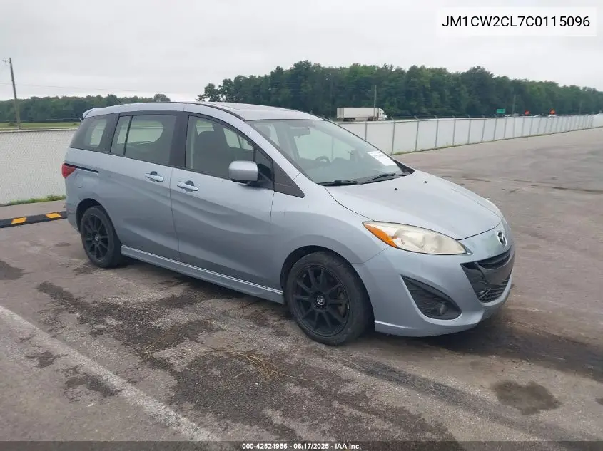 2012 Mazda Mazda5 Touring VIN: JM1CW2CL7C0115096 Lot: 42524956