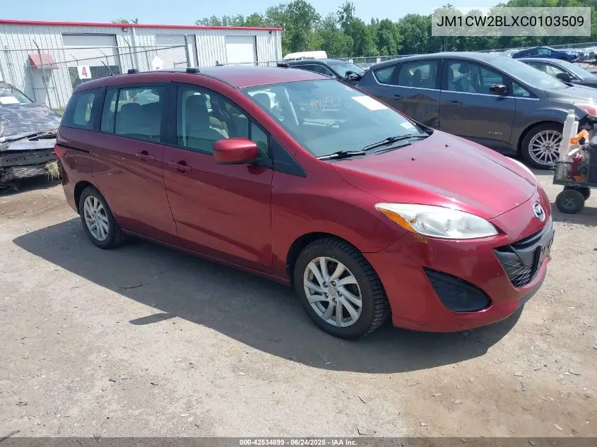 2012 Mazda Mazda5 Sport VIN: JM1CW2BLXC0103509 Lot: 42534899