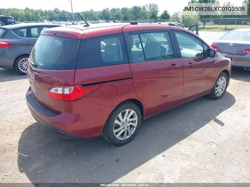2012 Mazda Mazda5 Sport VIN: JM1CW2BLXC0103509 Lot: 42534899