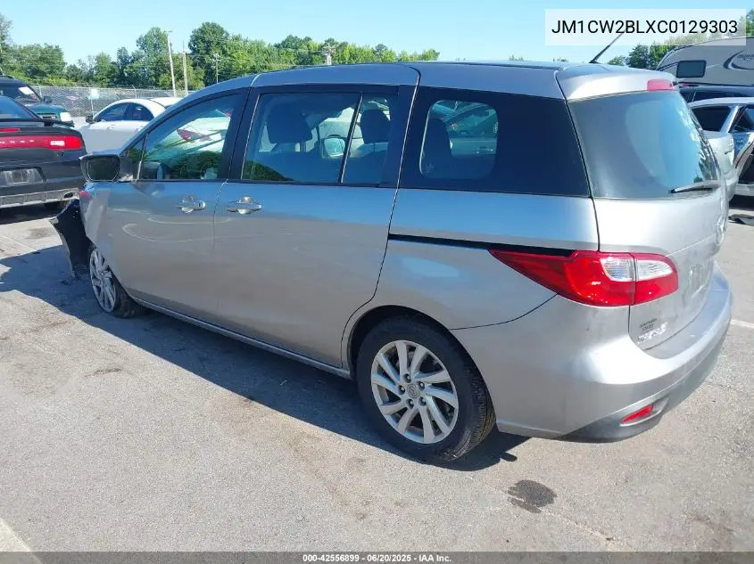 2012 Mazda Mazda5 Sport VIN: JM1CW2BLXC0129303 Lot: 42556899