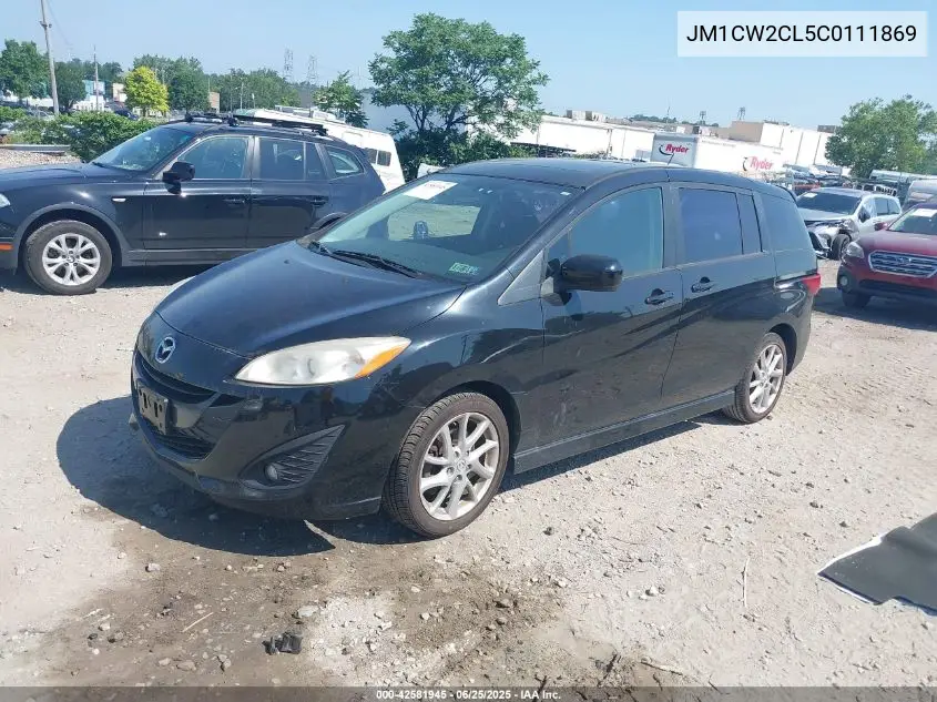 2012 Mazda Mazda5 Touring VIN: JM1CW2CL5C0111869 Lot: 42581945