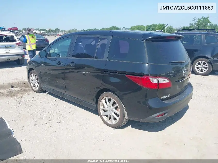 2012 Mazda Mazda5 Touring VIN: JM1CW2CL5C0111869 Lot: 42581945