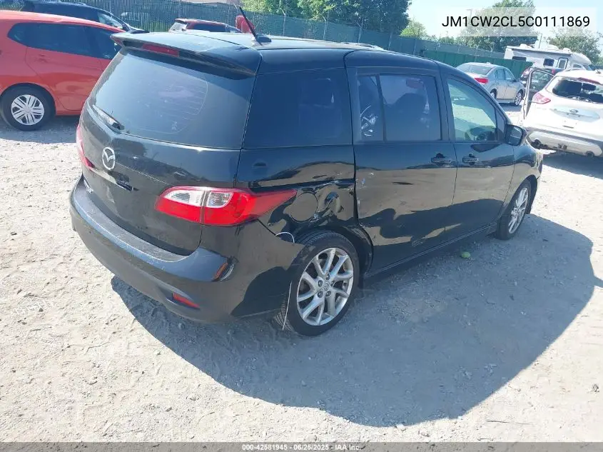 2012 Mazda Mazda5 Touring VIN: JM1CW2CL5C0111869 Lot: 42581945