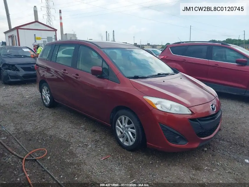 2012 Mazda Mazda5 Sport VIN: JM1CW2BL8C0120745 Lot: 42718965