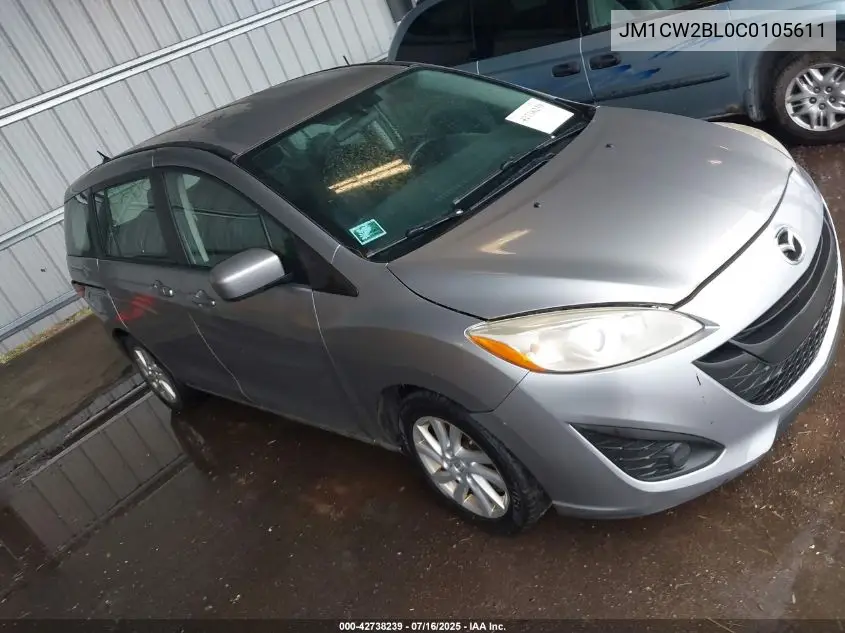 2012 Mazda Mazda5 Sport VIN: JM1CW2BL0C0105611 Lot: 42738239