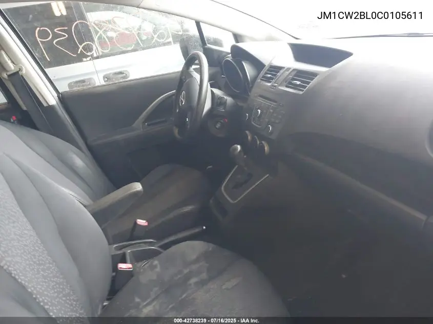 2012 Mazda Mazda5 Sport VIN: JM1CW2BL0C0105611 Lot: 42738239