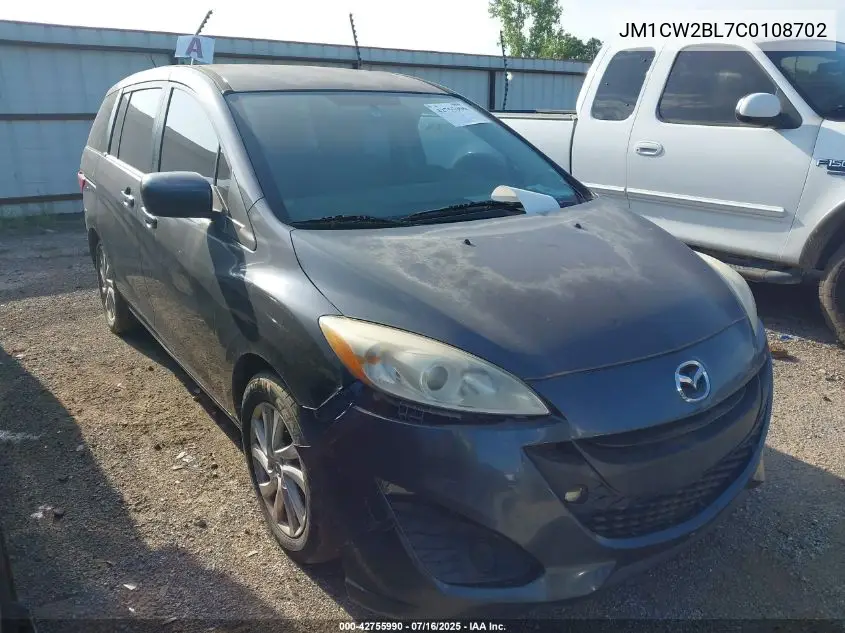 2012 Mazda Mazda5 Sport VIN: JM1CW2BL7C0108702 Lot: 42755990