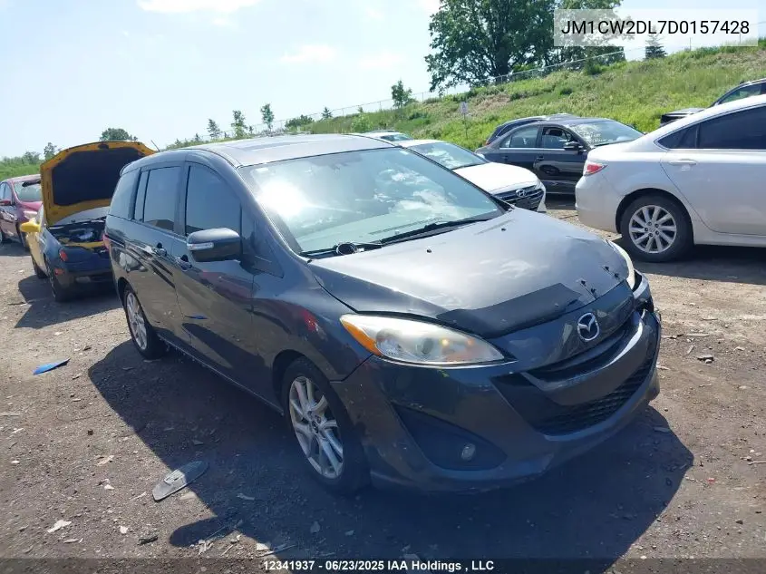 2013 Mazda Mazda5 VIN: JM1CW2DL7D0157428 Lot: 12341937