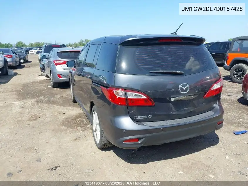 2013 Mazda Mazda5 VIN: JM1CW2DL7D0157428 Lot: 12341937