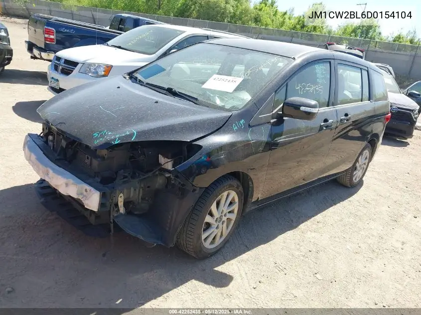 2013 Mazda Mazda5 Sport VIN: JM1CW2BL6D0154104 Lot: 42252435